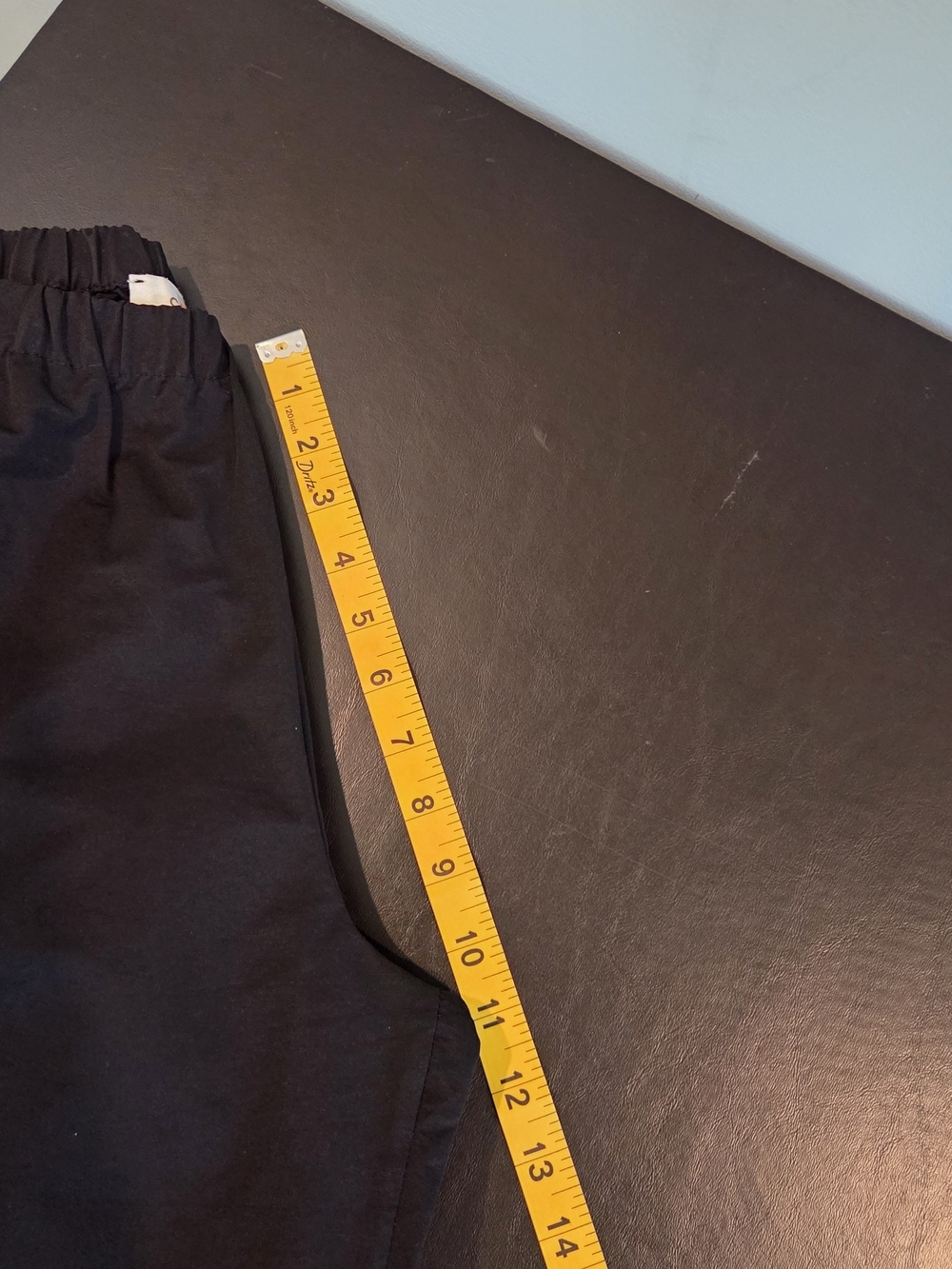 Cali 1850 Los Angeles Black Track Pants White Stripe Side Tie Wide Leg Size M - Picture 6 of 11